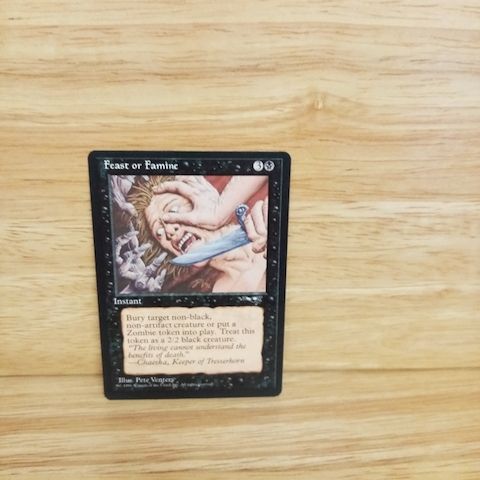 Magic The Gathering-MTG-Feast or Famine.