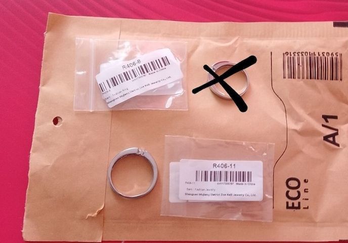 1x Ring Edelstahl Damenringe Eheringe Verlobungsringe Freundschaftsring