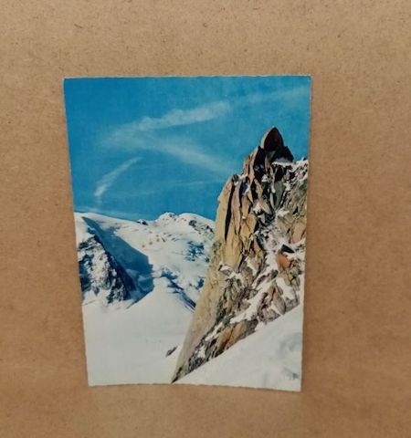 Ansichtskarte-D-96. Panorama sur le Mont Blanc.