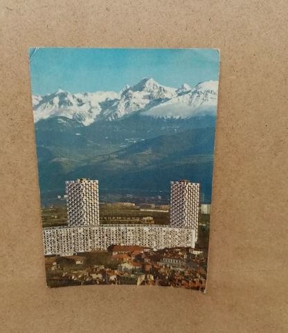 Ansichtskarte-D-34-GRENOBLE. La chaine de Belledonne et Les Tours.