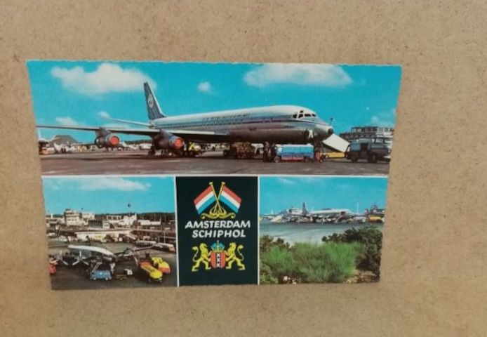 Ansichtskarte D-384-Amsterdam. Schiphol