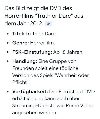 DVD]  Truth or Dare (FSK 18)