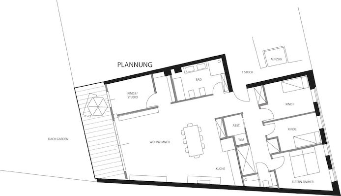 5 Zimmer Wohnung