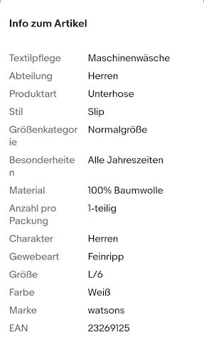 Herren-Slip Feinripp . Classic