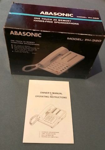 Abasonic Modell PH-320 Freisprech-Telefon