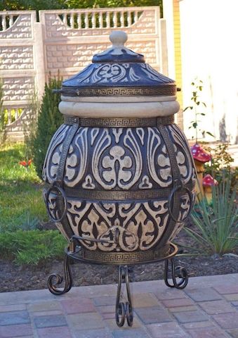 Tandoor ATTIKA 85L | Premium Grillofen Schamott