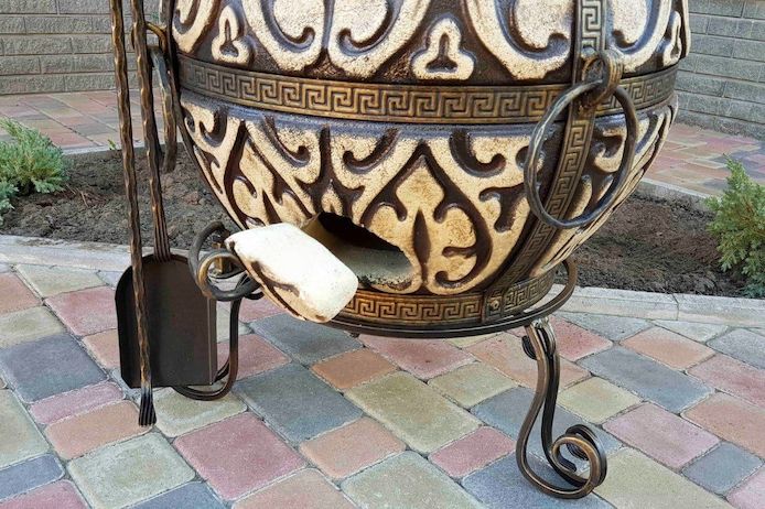 Tandoor ATTIKA 85L | Premium Grillofen Schamott