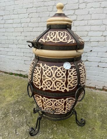 Tandoor SAFRAN 125L | XXL BBQ Ofen aus Schamott | Handgefertigt