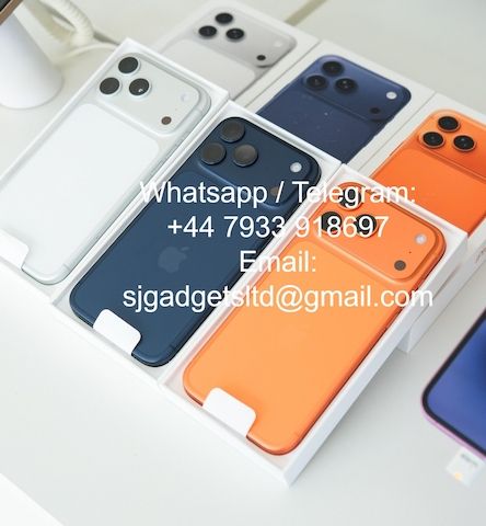 Apple iPhone 17 Pro Max, iPhone 17 Pro, iPhone 17, iPhone Air, iPhone 16 pro max