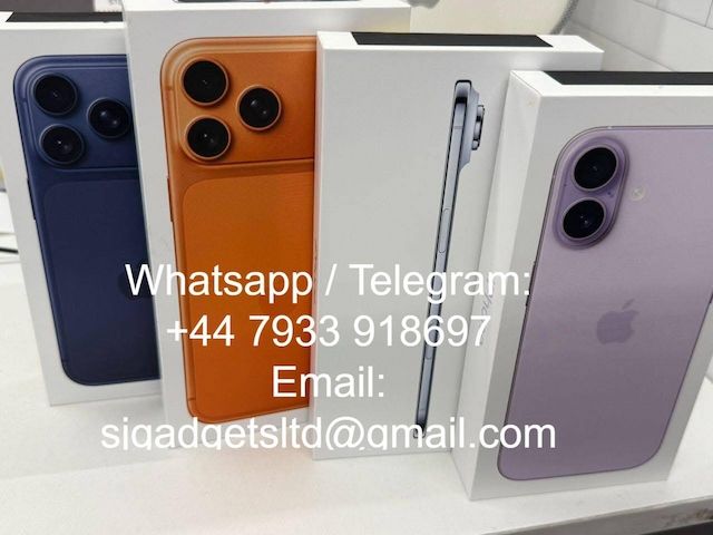 Apple iPhone 17 Pro Max, iPhone 17 Pro, iPhone 17, iPhone Air, iPhone 16 pro max