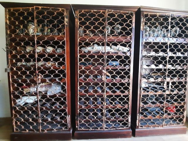 3 Weinschränke Retrostyle