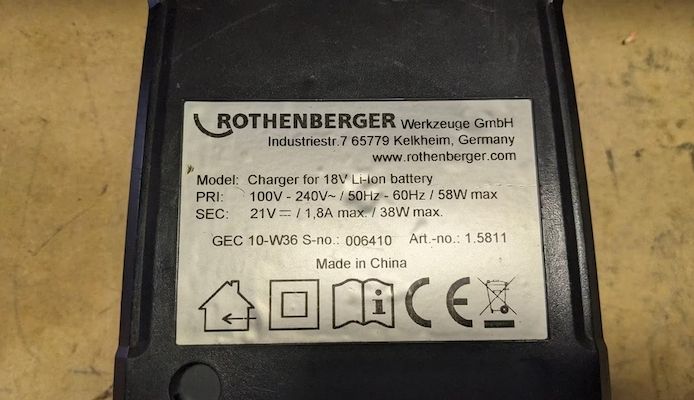 Rothenberger Romax 3000 Akku Pressmaschine Rothenberger Romax 3000 Akku Pressmaschine