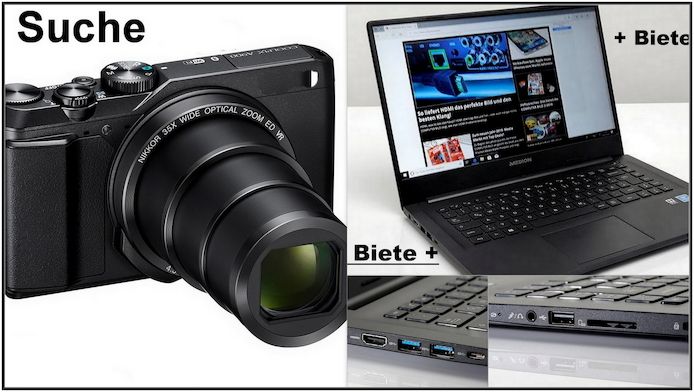 Suche Digitalkamera kompakt - biete Notebook