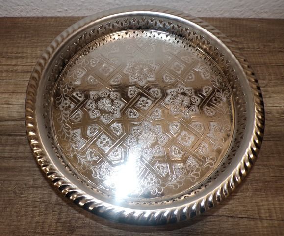 Orientalischer Teeset Unikat Marokko Fes Teeglas Teekanne Tablett