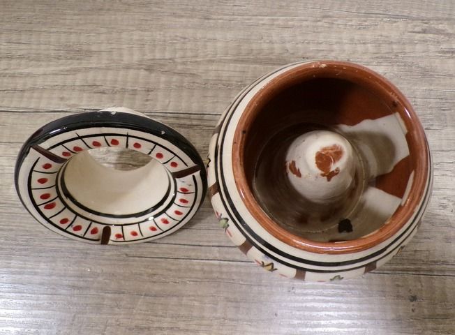 Orientalischer Marokkanischer Aschenbecher Handbemalt Unikat Marokko Orient Fes