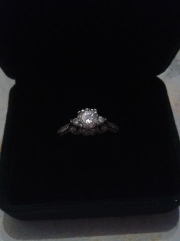 Moissanit-Ring