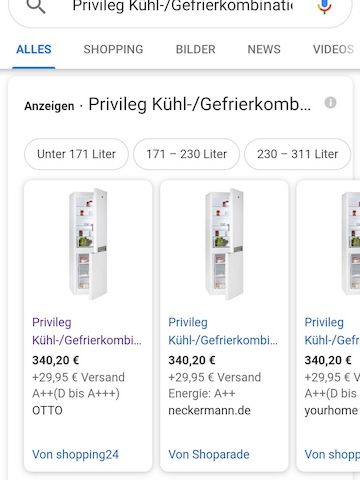 Kühl-/ Gefrierkombination