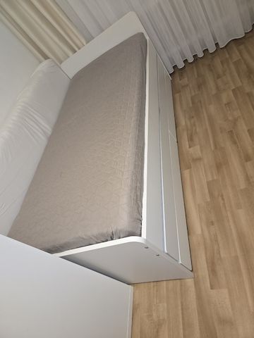 Bett mit Ausziehbett und Bettkasten Släkt Ikea