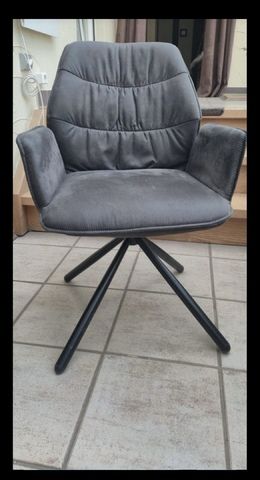 Esszimmer-Polsterstühle mit Drehfunktion