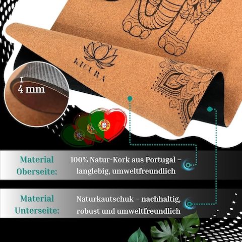 Gewerblicher Sonderabverkauf: Yoga-Produkte aus Kork zum EK