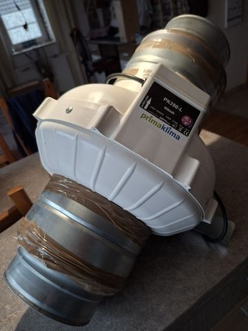 Rohrventilator PK200-L, 950m/h von Prima Klima