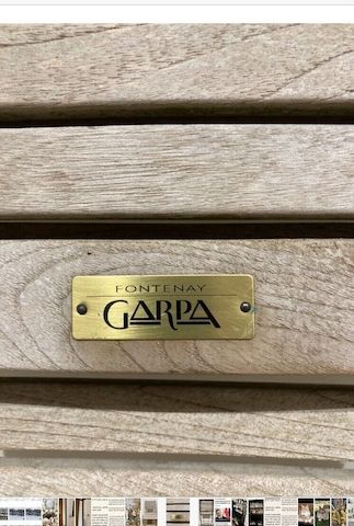 6 Garpa Fontenay Gartenstühle Original mit toller Patina in sehr Gutem Zustand