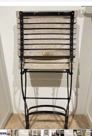 6 Garpa Fontenay Gartenstühle Original mit toller Patina in sehr Gutem Zustand