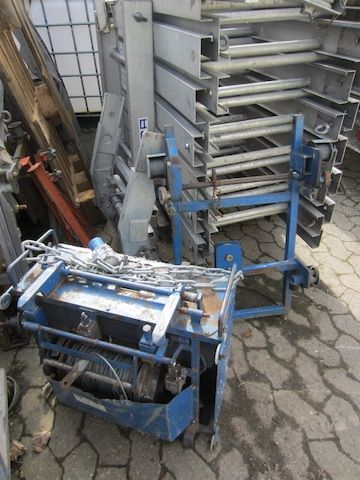 16 m Esda Dachdeckeraufzug Bauaufzug wie Geda Lift oder Böcker Aufzug