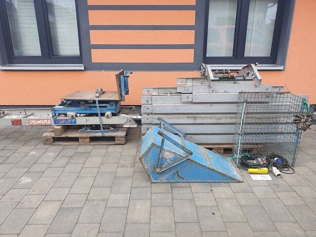 20m Steinweg Dachaufzug Dachdeckeraufzug Schrägaufzug Bauaufzug Stecklift Aufzug