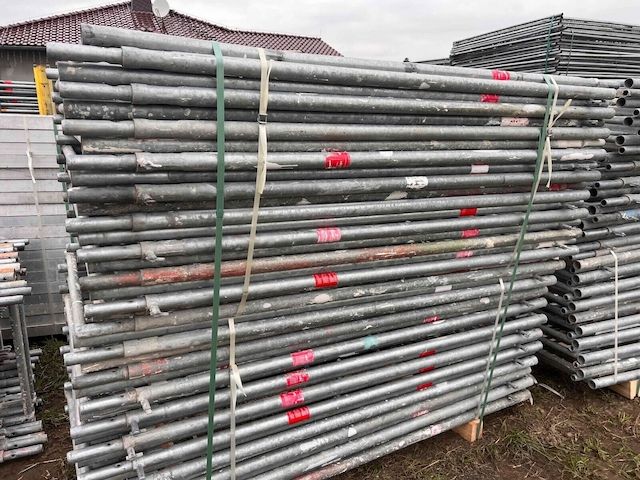 98qm Gebraucht Baugerüst Altrad MJAssco Fassadengerüst 15x6m Stahlrahmen