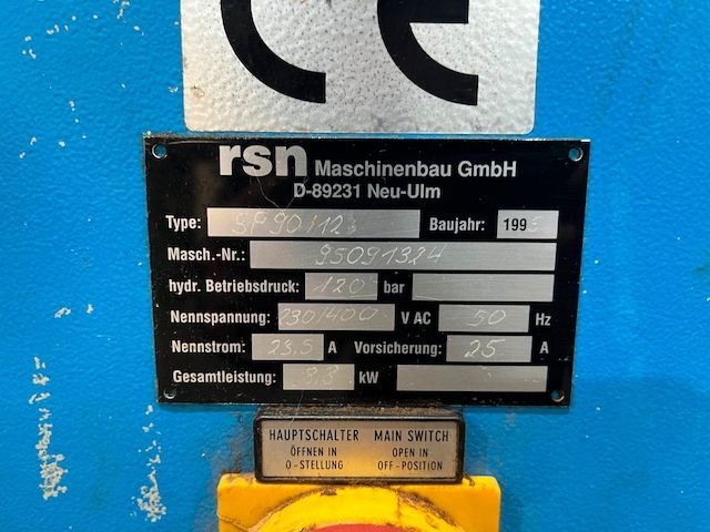 Brikettpresse, Brikettierpresse RSN SP 9012