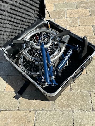 Brompton H6L blue mit Koffer