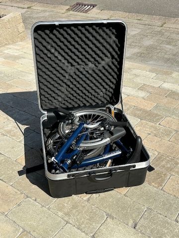 Brompton H6L blue mit Koffer
