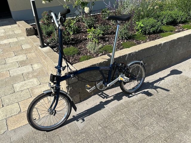 Brompton H6L blue mit Koffer