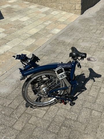 Brompton H6L blue mit Koffer