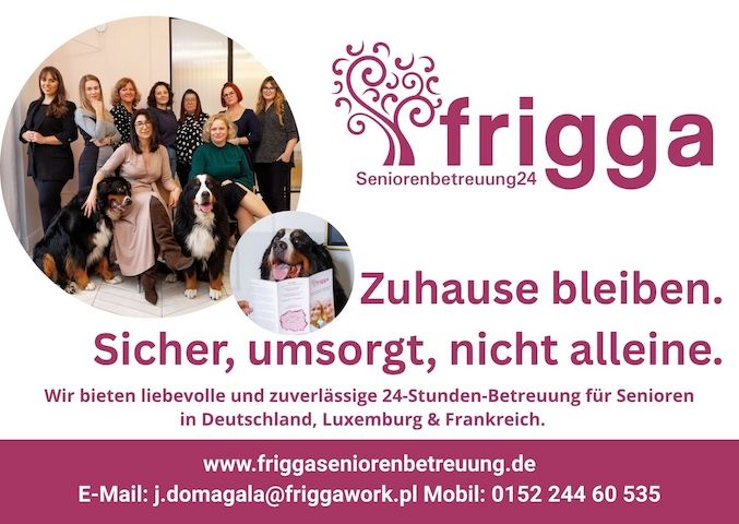 Legale 24h Betreuung daheim | Deutschsprachige Pflegekräfte Seniorenbetreuung