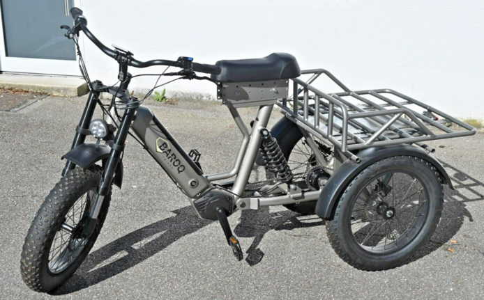 E-bike Lastenfahrrad Transportfahrrad Fahrrad 3 Räder Dreirad Baroq Trike
