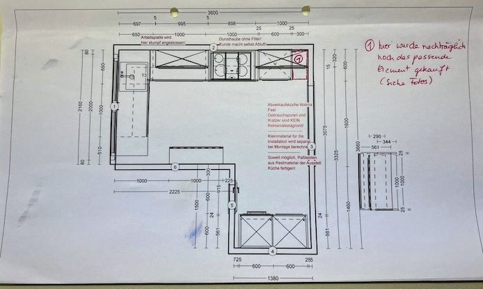 Einbauküche Nobilia-Miele Geräte-Steinplatte-Top Beleuchtung