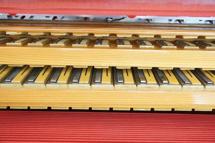 Italienisches Akkordeon Brandoni Cassotto Super 120 Bässe 5 Chörig