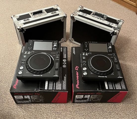 PIONEER DJ - XDJ 1000 MK2  Paar  + 2x Flightcase  WIE NEU