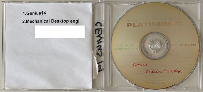 Genius 14 und Mechanical Desktop engl.