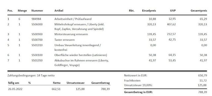 TiCad Liberty Elektro Titan Trolley, Verkauf wegen Hobby Aufgabe