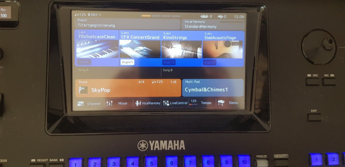 Yamaha Genos mit Garantie und Rechnung, OVP, makelloses Wohnzimmergerät