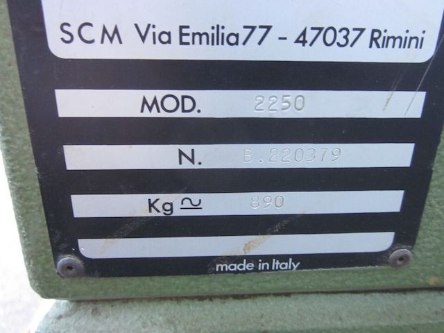 Abricht Dickenhobelmaschine Hobelmaschine SCM 2250 Hobelbreite 50 cm