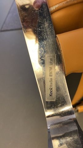 Barcelona chair Leder hellbraun Knoll International Mies Van der Rohe