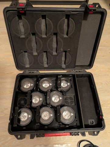 Astera 8x AX3 Lightdrop Akku LED Outdoor Spot Set