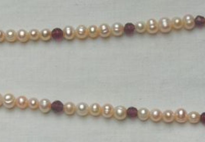 Herzkette, Achatherz mit Perlen und Kristallen