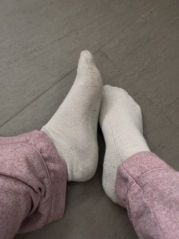 Getragene Socken