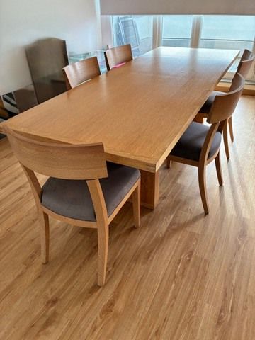 Großer Esstisch Maxalto mit 6 Stühlen