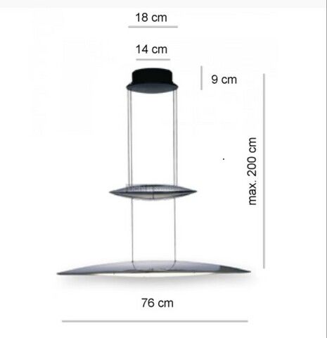 Hängeleuchte Tai Lang 80 des Designers Tobias Grau